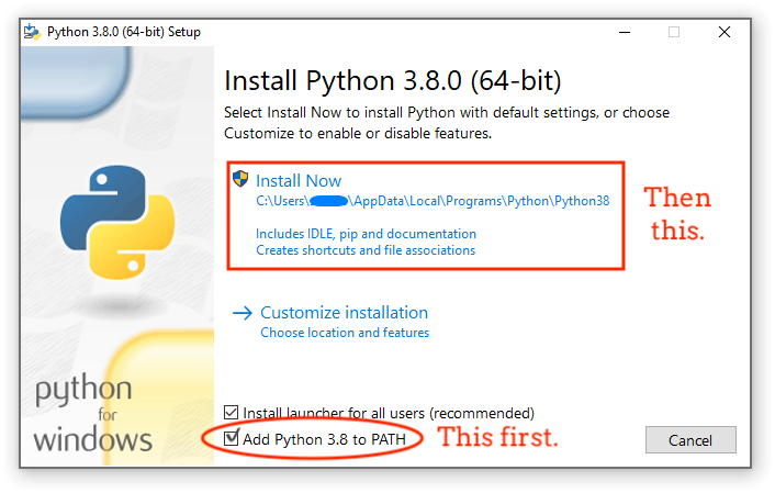 Python installer